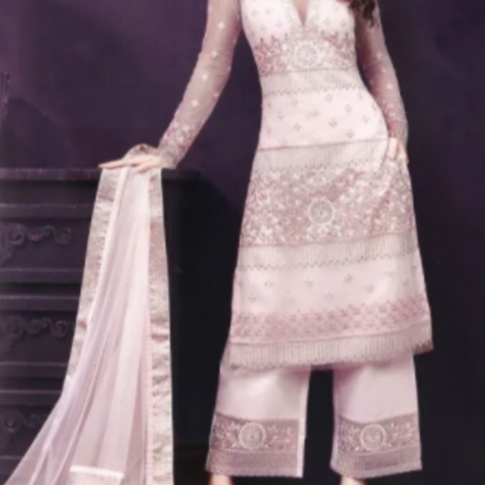 Pink Pakistani Suit - Picture 3 of 3